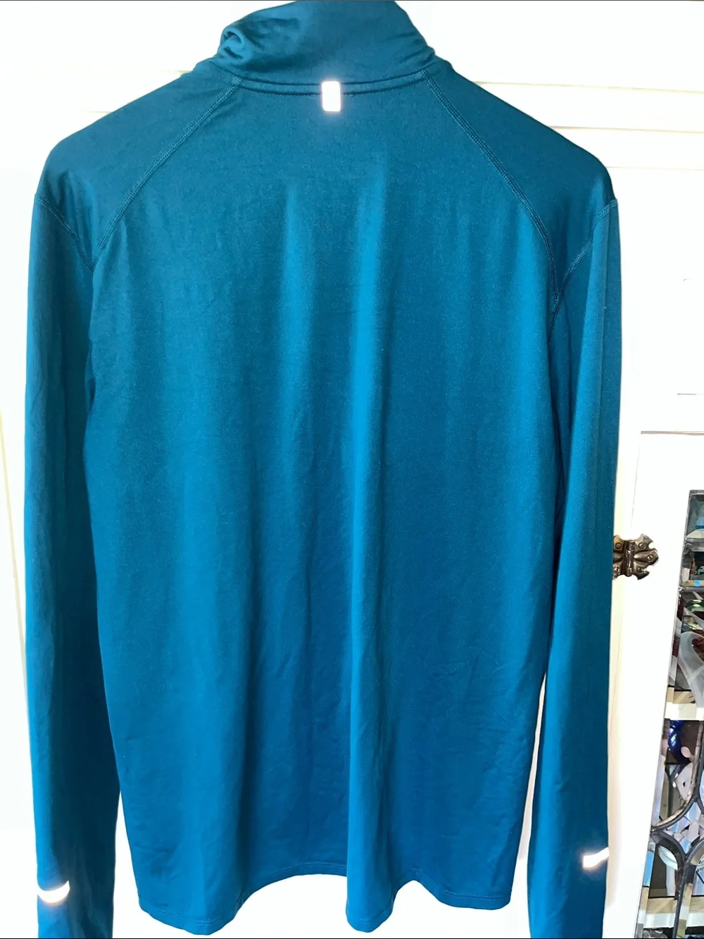 Nike Men's Teal Half-Zip Dri-FIT RUNNING top
